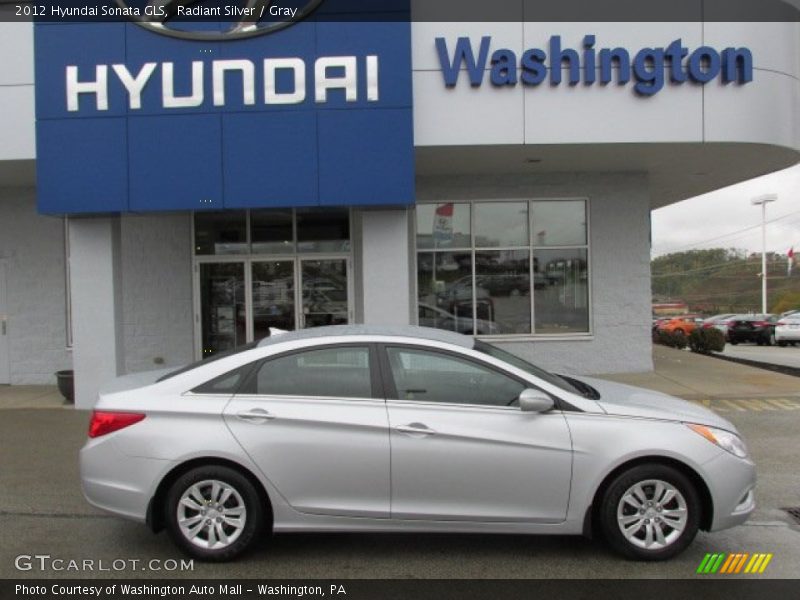 Radiant Silver / Gray 2012 Hyundai Sonata GLS