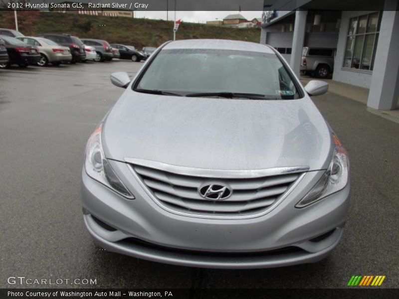 Radiant Silver / Gray 2012 Hyundai Sonata GLS