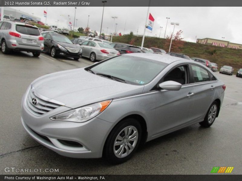 Radiant Silver / Gray 2012 Hyundai Sonata GLS