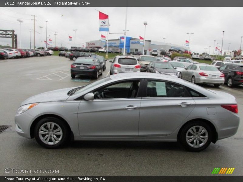 Radiant Silver / Gray 2012 Hyundai Sonata GLS