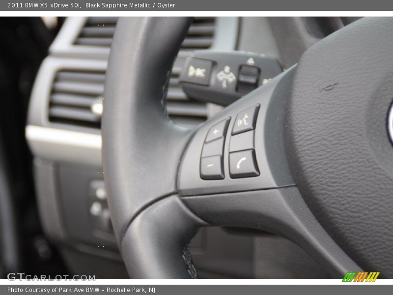 Black Sapphire Metallic / Oyster 2011 BMW X5 xDrive 50i