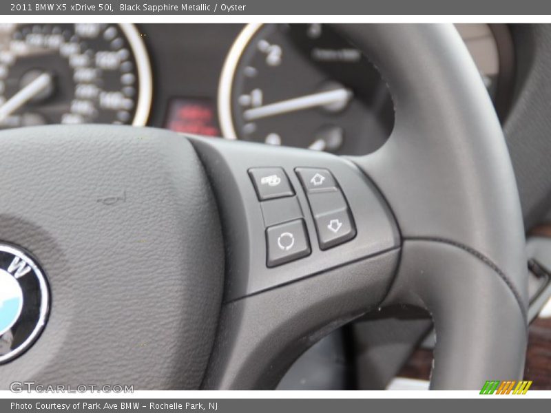Black Sapphire Metallic / Oyster 2011 BMW X5 xDrive 50i