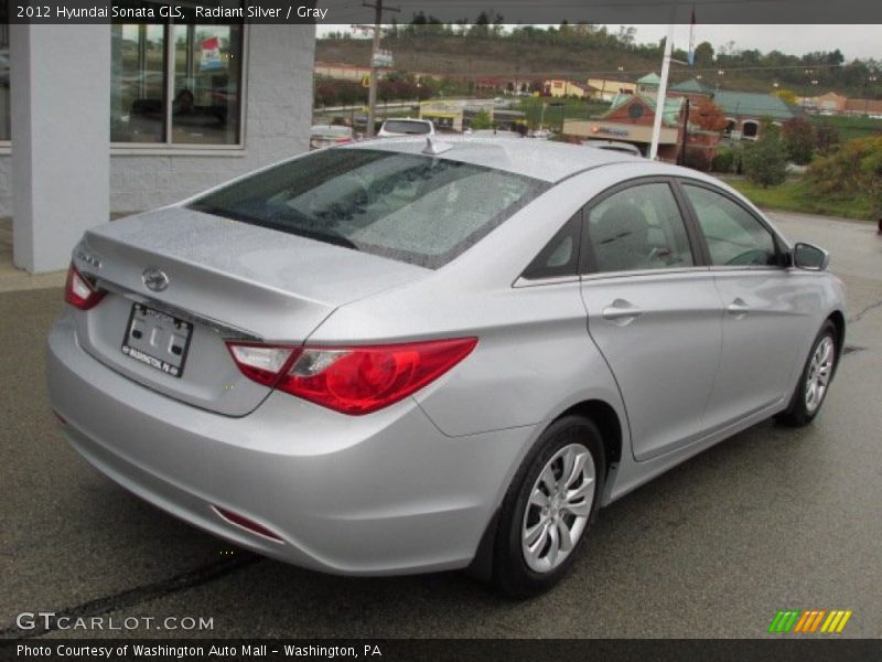 Radiant Silver / Gray 2012 Hyundai Sonata GLS