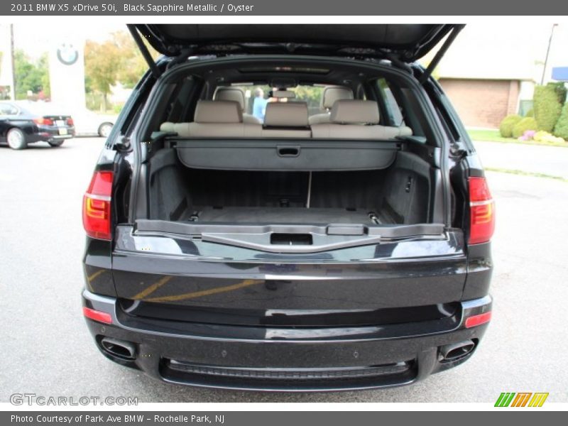 Black Sapphire Metallic / Oyster 2011 BMW X5 xDrive 50i