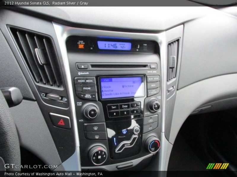 Radiant Silver / Gray 2012 Hyundai Sonata GLS