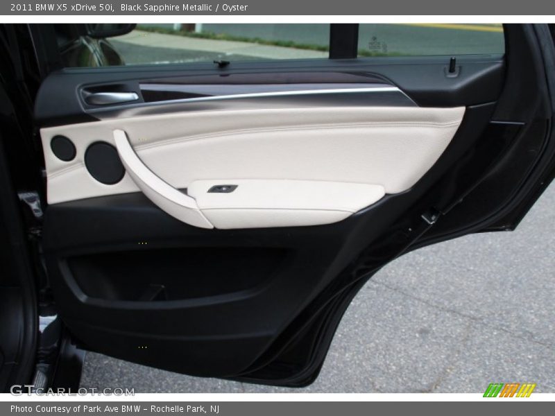 Black Sapphire Metallic / Oyster 2011 BMW X5 xDrive 50i