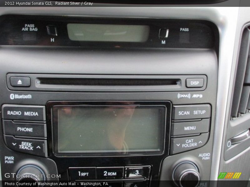 Radiant Silver / Gray 2012 Hyundai Sonata GLS