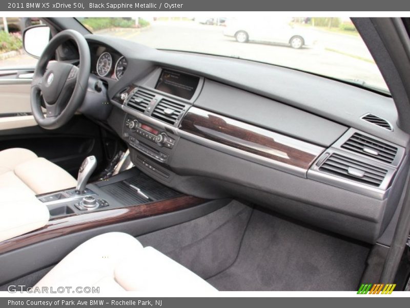 Black Sapphire Metallic / Oyster 2011 BMW X5 xDrive 50i