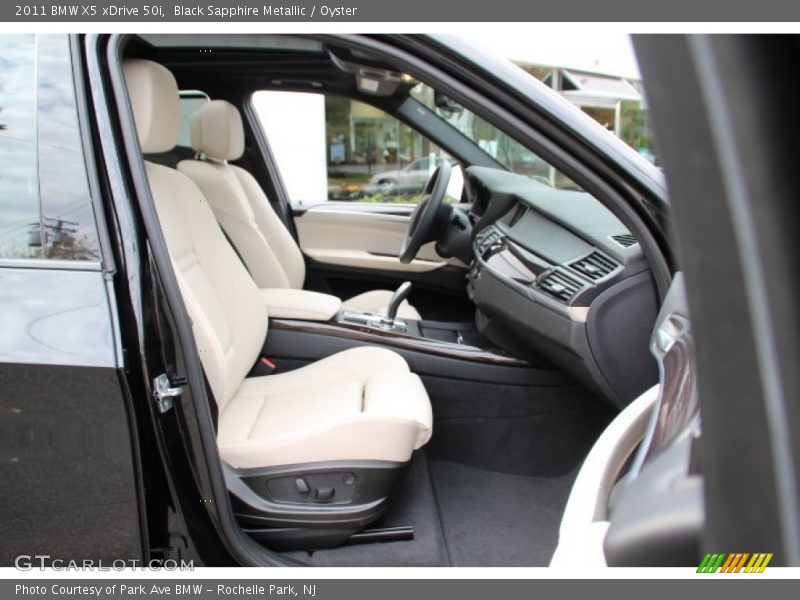 Black Sapphire Metallic / Oyster 2011 BMW X5 xDrive 50i