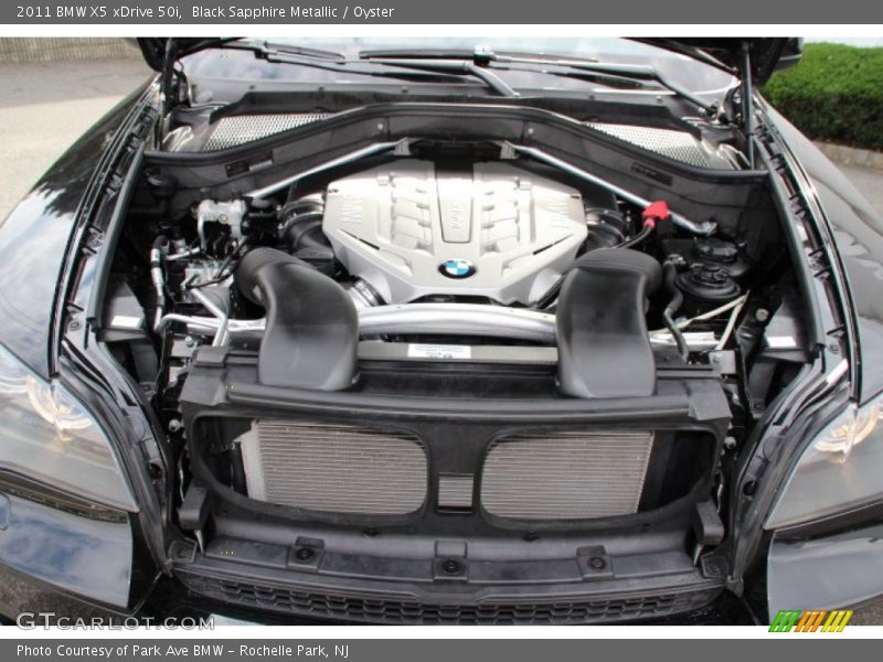 Black Sapphire Metallic / Oyster 2011 BMW X5 xDrive 50i