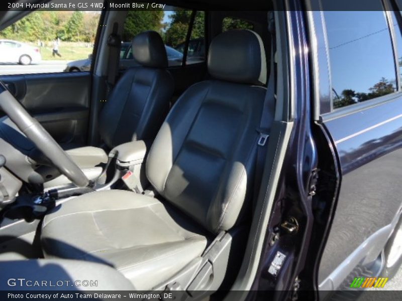 Moonlit Blue / Gray 2004 Hyundai Santa Fe GLS 4WD