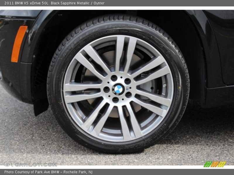Black Sapphire Metallic / Oyster 2011 BMW X5 xDrive 50i