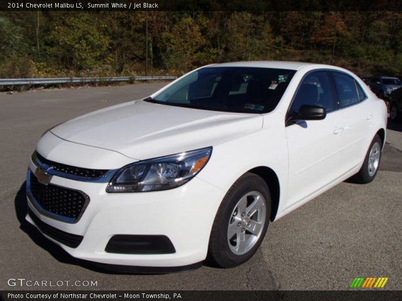 Summit White / Jet Black 2014 Chevrolet Malibu LS