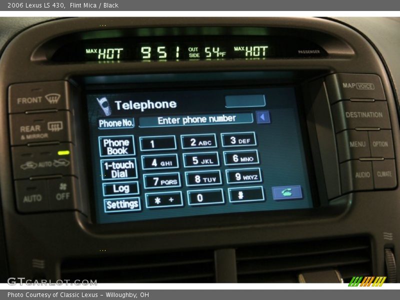 Flint Mica / Black 2006 Lexus LS 430