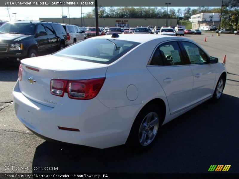 Summit White / Jet Black 2014 Chevrolet Malibu LS