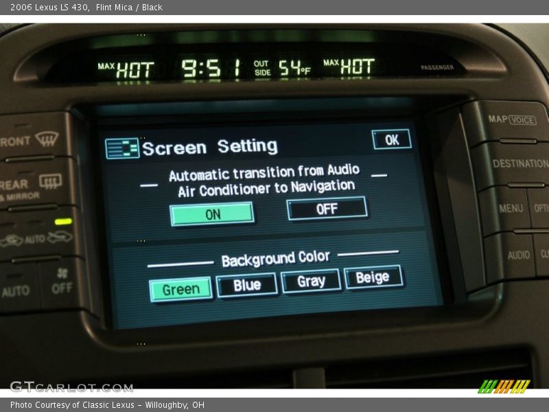 Flint Mica / Black 2006 Lexus LS 430