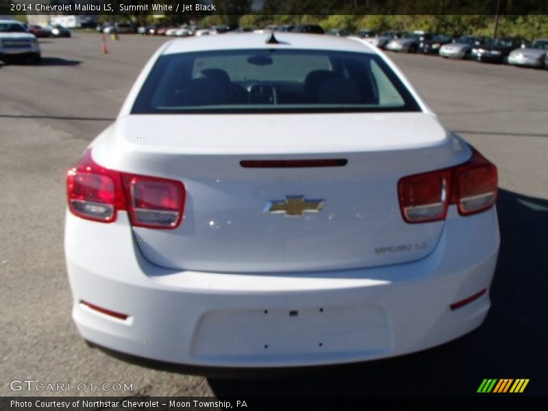 Summit White / Jet Black 2014 Chevrolet Malibu LS