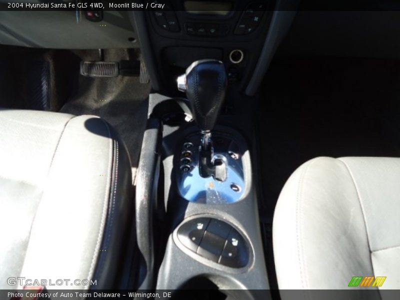 Moonlit Blue / Gray 2004 Hyundai Santa Fe GLS 4WD