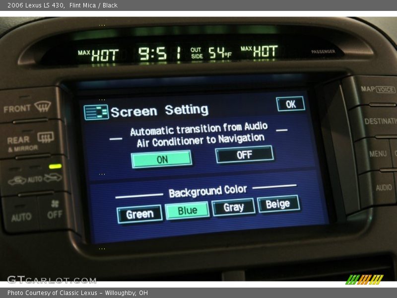 Flint Mica / Black 2006 Lexus LS 430