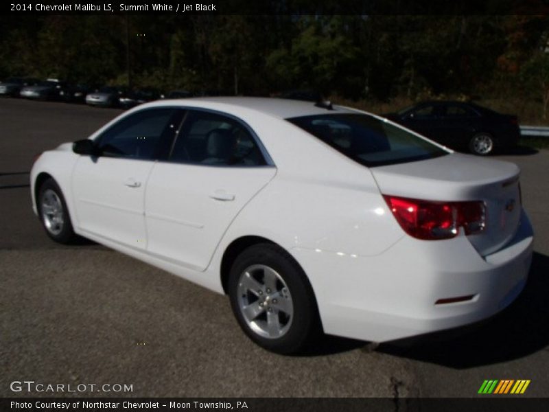 Summit White / Jet Black 2014 Chevrolet Malibu LS