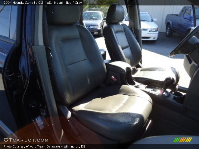 Moonlit Blue / Gray 2004 Hyundai Santa Fe GLS 4WD