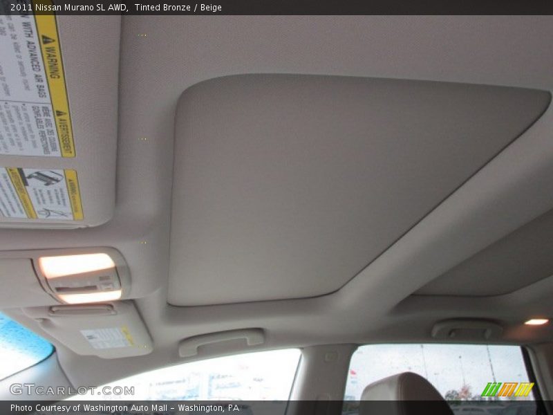 Tinted Bronze / Beige 2011 Nissan Murano SL AWD