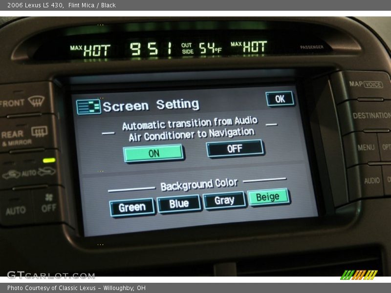 Flint Mica / Black 2006 Lexus LS 430