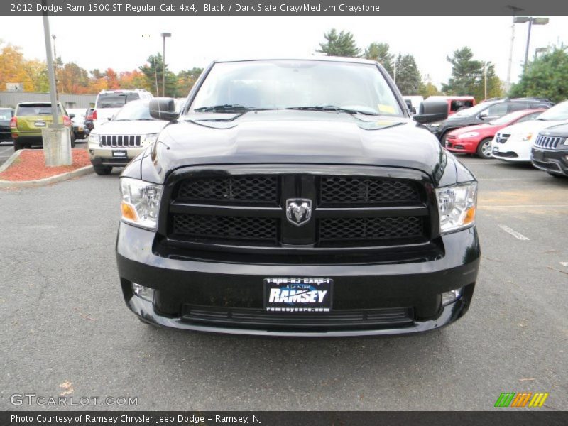 Black / Dark Slate Gray/Medium Graystone 2012 Dodge Ram 1500 ST Regular Cab 4x4