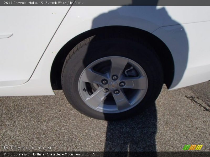 Summit White / Jet Black 2014 Chevrolet Malibu LS