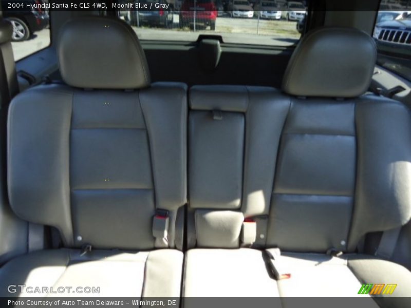 Moonlit Blue / Gray 2004 Hyundai Santa Fe GLS 4WD