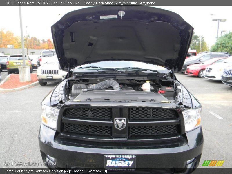 Black / Dark Slate Gray/Medium Graystone 2012 Dodge Ram 1500 ST Regular Cab 4x4