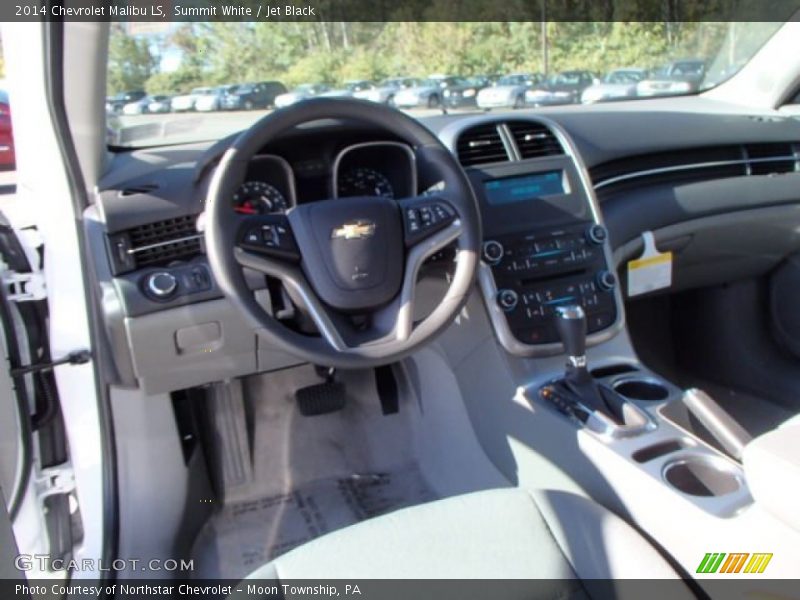 Summit White / Jet Black 2014 Chevrolet Malibu LS