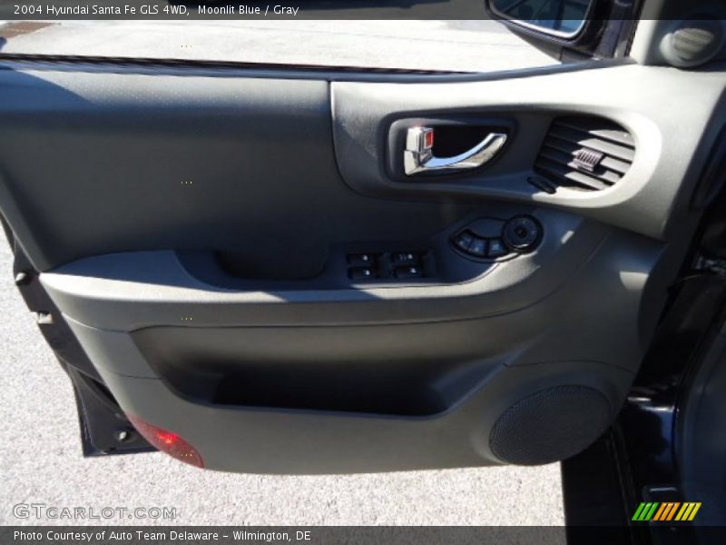 Moonlit Blue / Gray 2004 Hyundai Santa Fe GLS 4WD