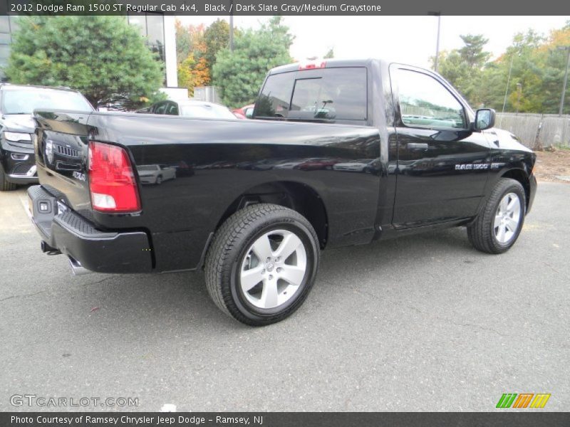 Black / Dark Slate Gray/Medium Graystone 2012 Dodge Ram 1500 ST Regular Cab 4x4