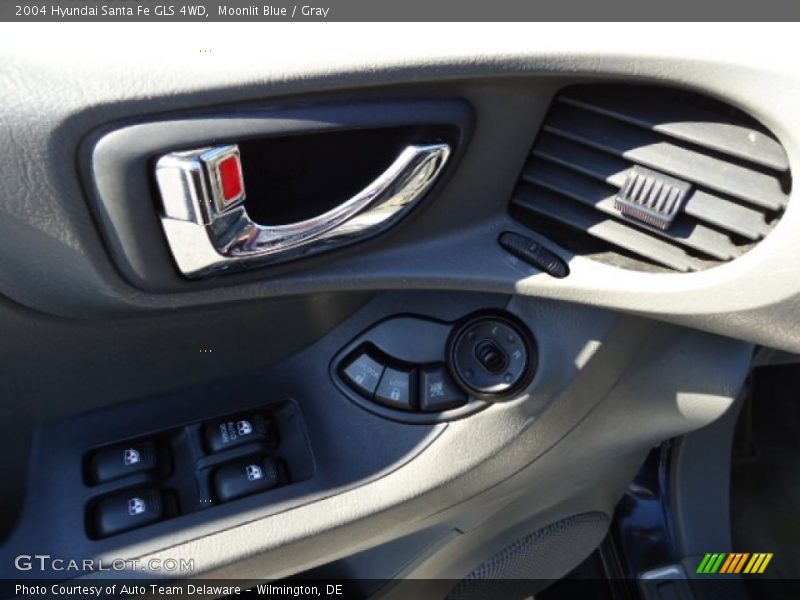 Moonlit Blue / Gray 2004 Hyundai Santa Fe GLS 4WD
