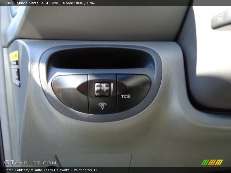 Moonlit Blue / Gray 2004 Hyundai Santa Fe GLS 4WD
