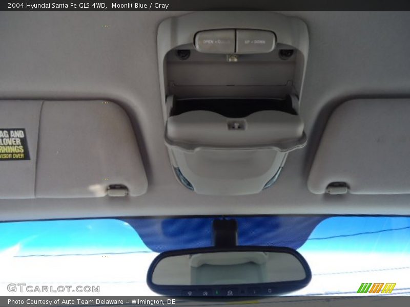 Moonlit Blue / Gray 2004 Hyundai Santa Fe GLS 4WD