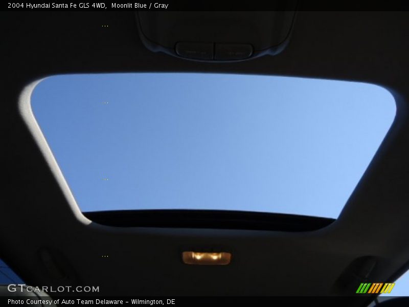 Moonlit Blue / Gray 2004 Hyundai Santa Fe GLS 4WD