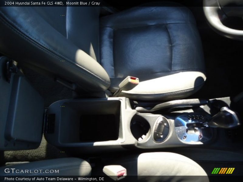 Moonlit Blue / Gray 2004 Hyundai Santa Fe GLS 4WD