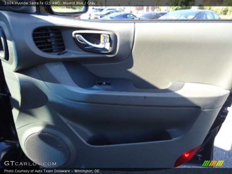 Moonlit Blue / Gray 2004 Hyundai Santa Fe GLS 4WD