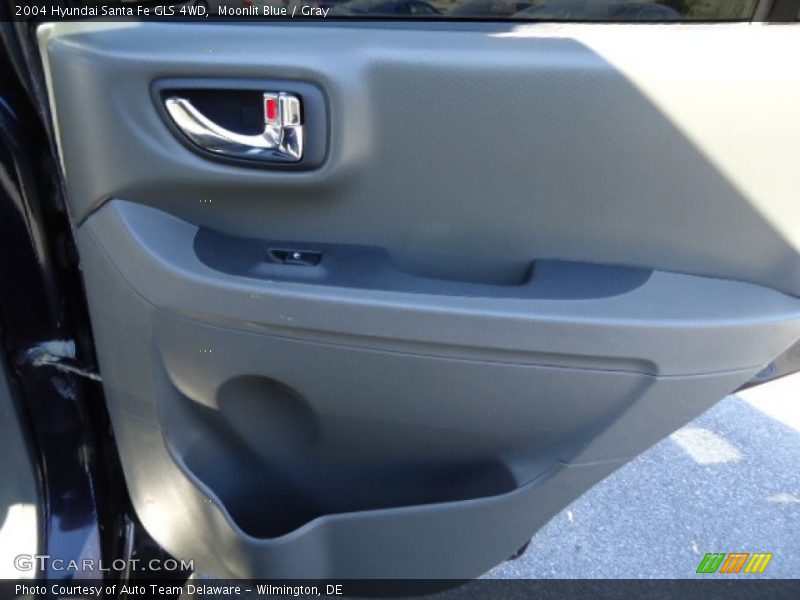 Moonlit Blue / Gray 2004 Hyundai Santa Fe GLS 4WD