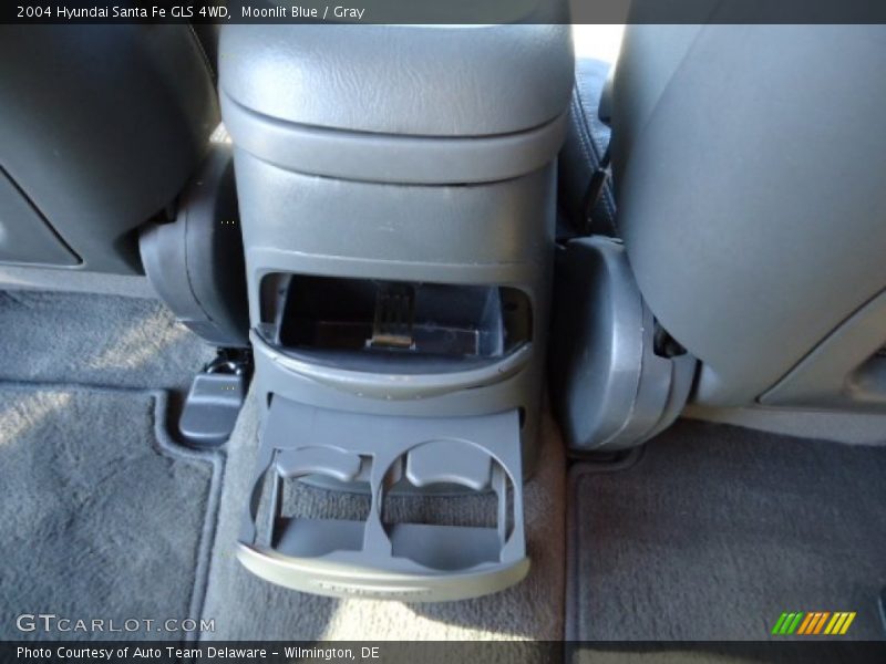 Moonlit Blue / Gray 2004 Hyundai Santa Fe GLS 4WD