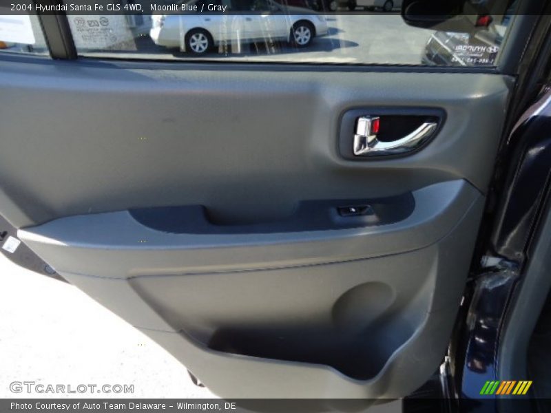 Moonlit Blue / Gray 2004 Hyundai Santa Fe GLS 4WD