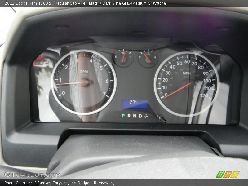  2012 Ram 1500 ST Regular Cab 4x4 ST Regular Cab 4x4 Gauges