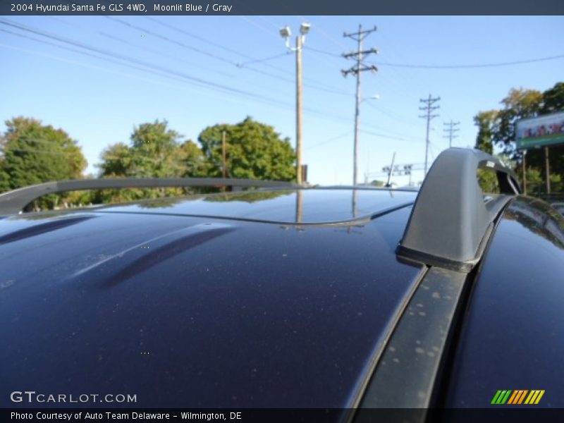 Moonlit Blue / Gray 2004 Hyundai Santa Fe GLS 4WD