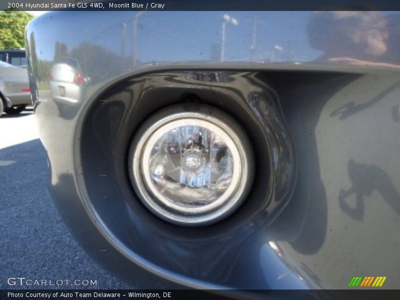 Moonlit Blue / Gray 2004 Hyundai Santa Fe GLS 4WD