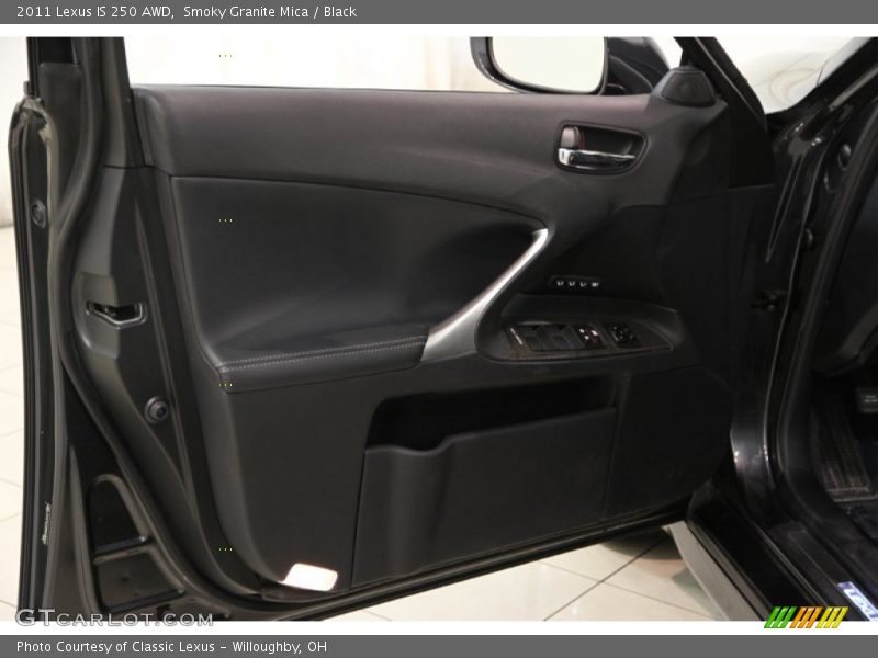 Smoky Granite Mica / Black 2011 Lexus IS 250 AWD