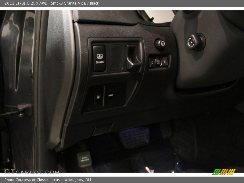 Smoky Granite Mica / Black 2011 Lexus IS 250 AWD