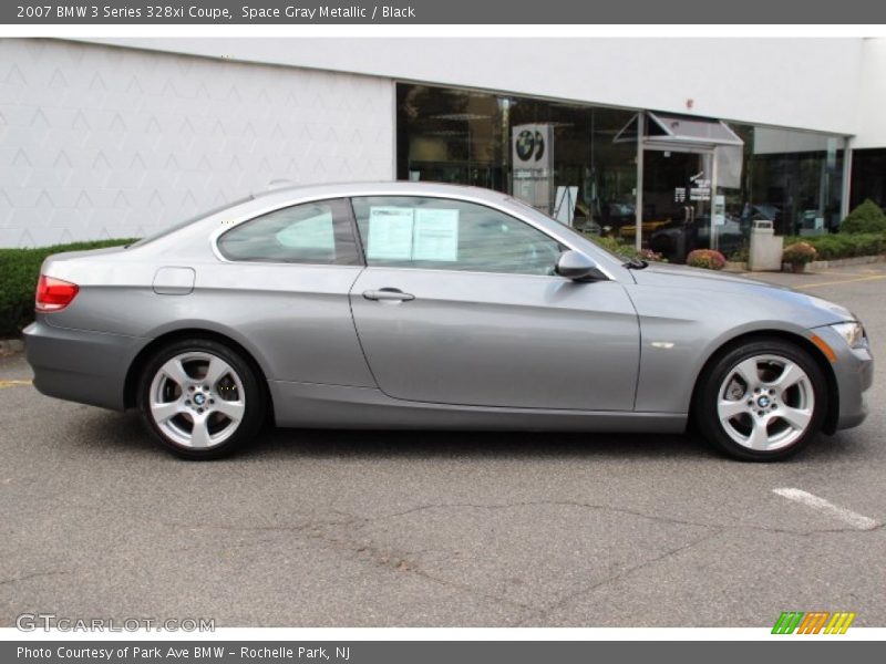 Space Gray Metallic / Black 2007 BMW 3 Series 328xi Coupe