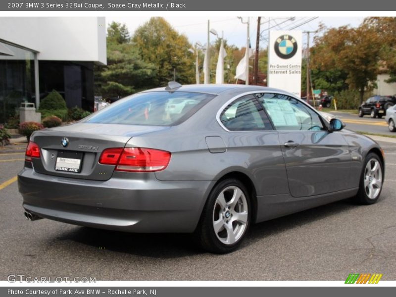 Space Gray Metallic / Black 2007 BMW 3 Series 328xi Coupe
